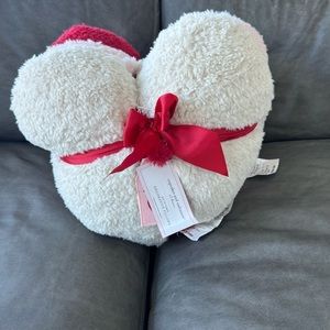 Cupcakes & Cashmere Heart Shaped Pillow Set Of 3 - White, Pink & Red NWT